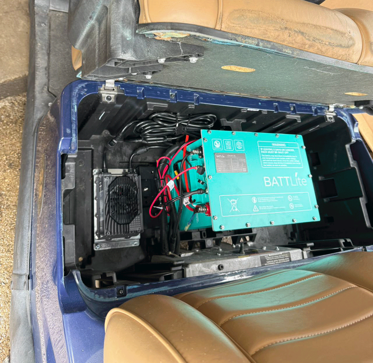 BATTLite golf cart battery in real life