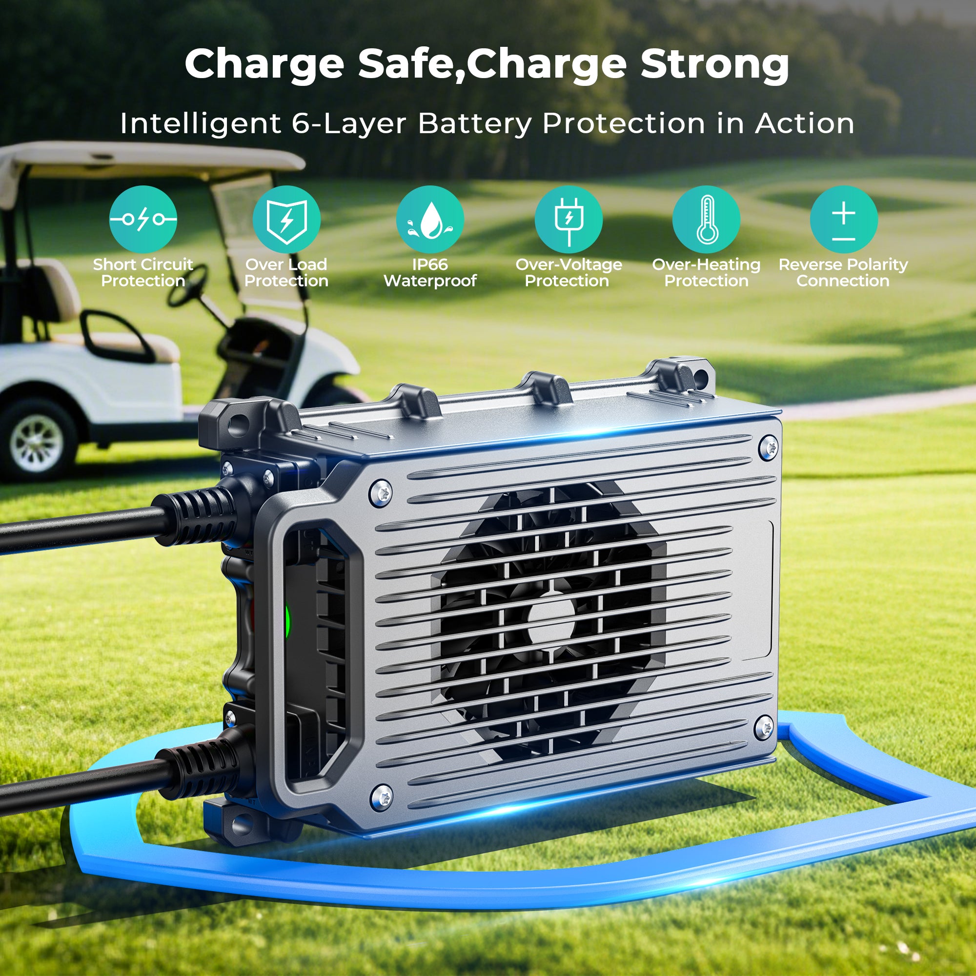 48v 15A lifepo4 battery Charger charger safety