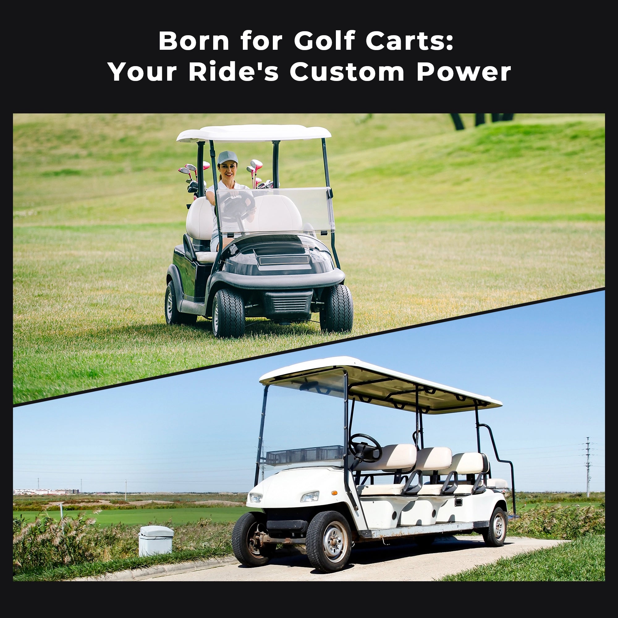 lithum golf cart battery - Application Scenario